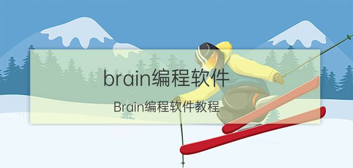 brain编程软件 Brain编程软件教程